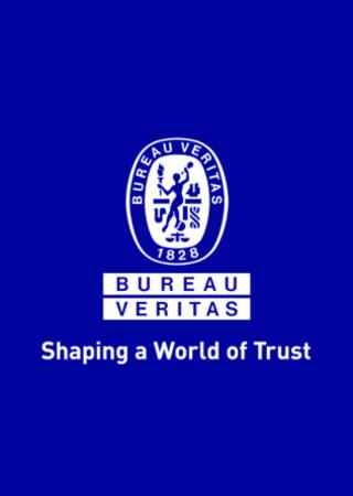 Bureau Veritas logo on blue background